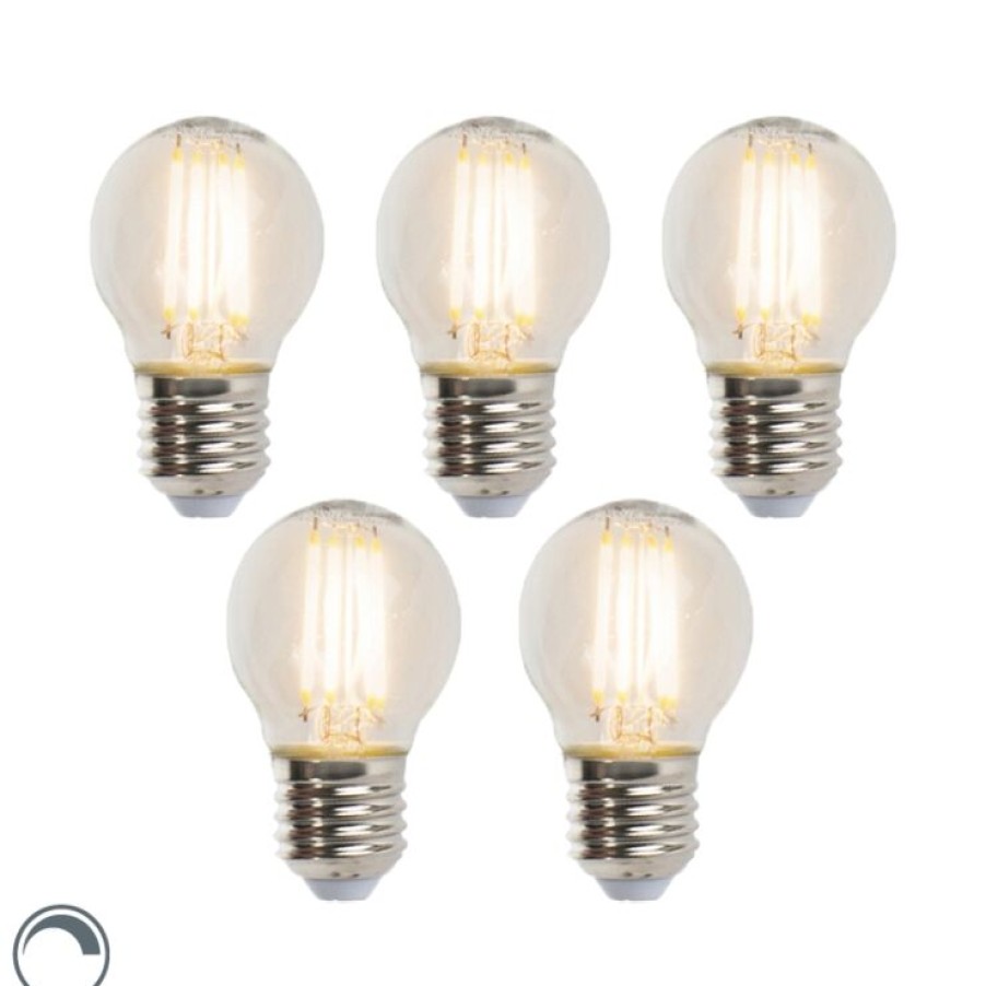 Leuchtmittel LUEDD | 5Er Set E27 Dimmbare Led Lampen 5W 470Lm 2700K