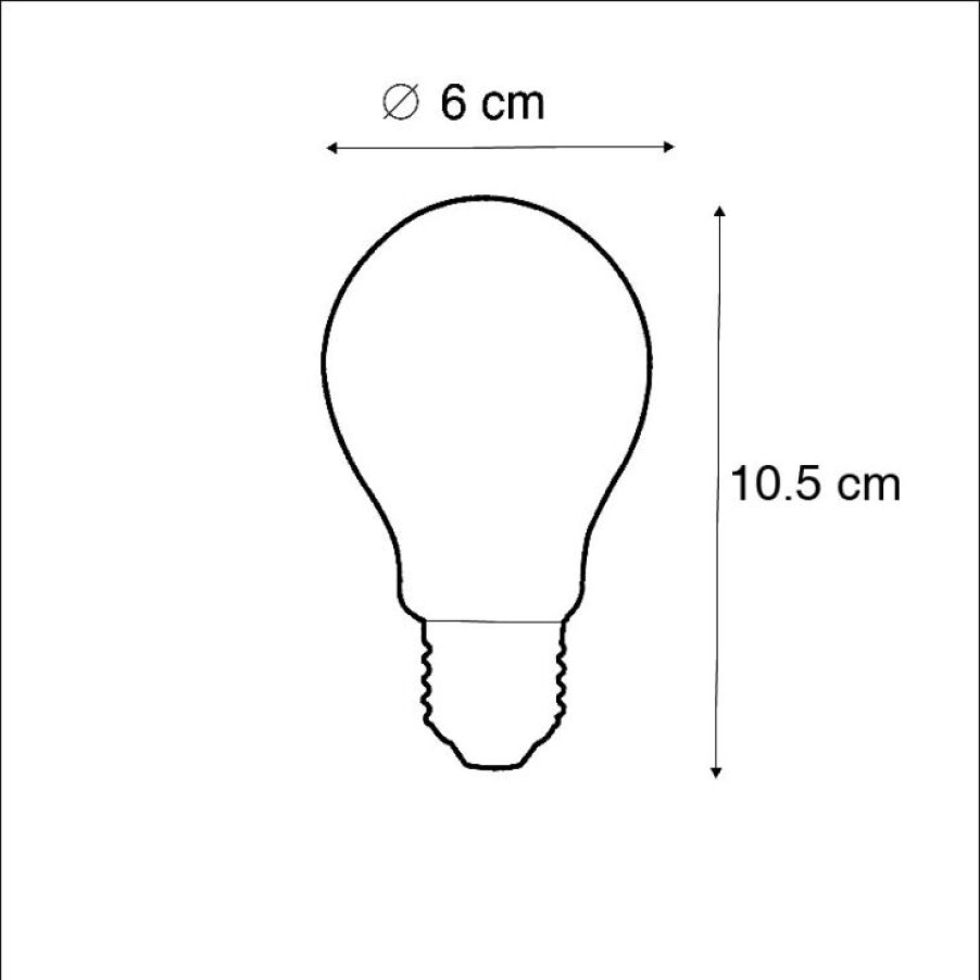 Leuchtmittel LUEDD | E27 Dimmbare Led-Lampe 6W 500 Lm 2700K