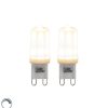 Leuchtmittel LUEDD | Set Mit 2 Dimmbaren G9-Led-Lampen 3W 280 Lm 2700K