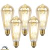 Leuchtmittel LUEDD | Set Mit 5 E27 Led-Lampen, Dimmbar Bis Warmes Gold, 8 W, 806 Lm, 2000-2700 K