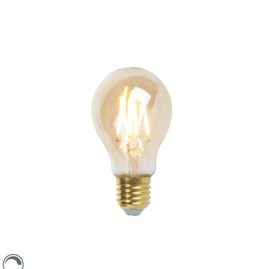 Leuchtmittel LUEDD | D27 Dimmbare Led-Gluhlampe A60 Goldline 5W 360 Lm 2200K