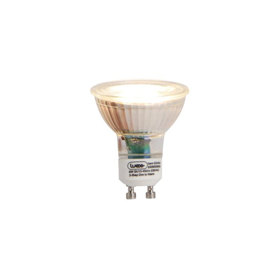 Leuchtmittel LUEDD | Gu10 3-Stufen-Dimm-Zu-Warm-Led-Lampe 6W 450 Lm