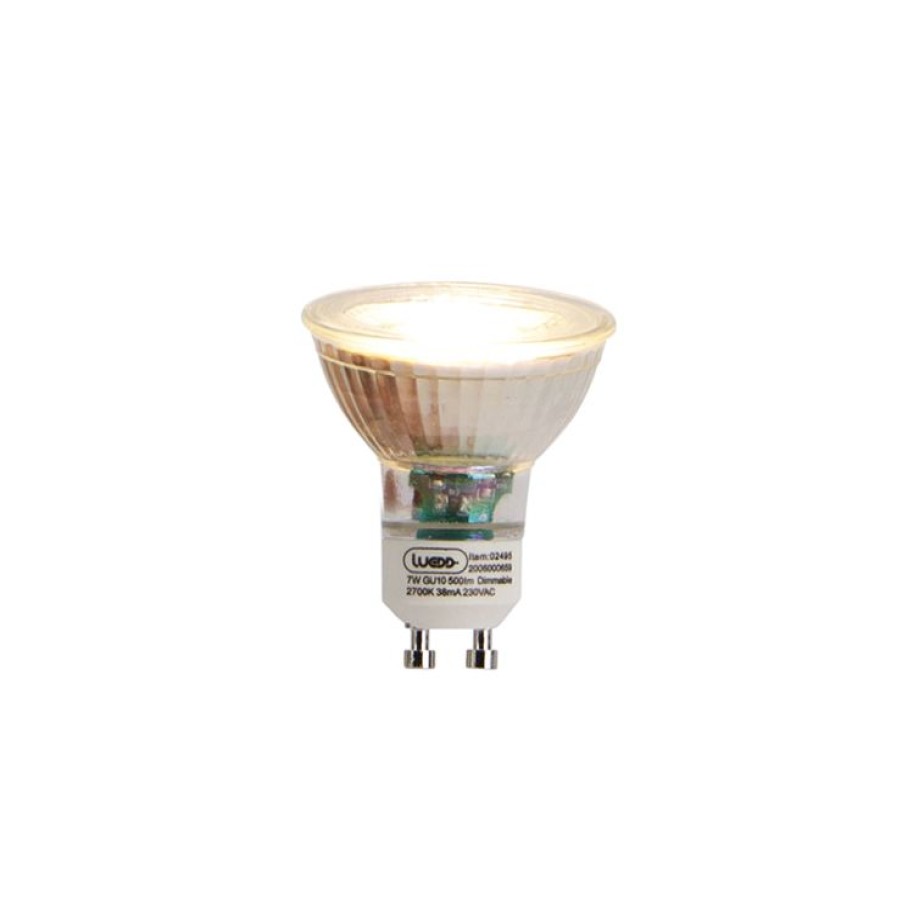 Leuchtmittel LUEDD | Dimmbare Led-Lampe Gu10 7W 2700K