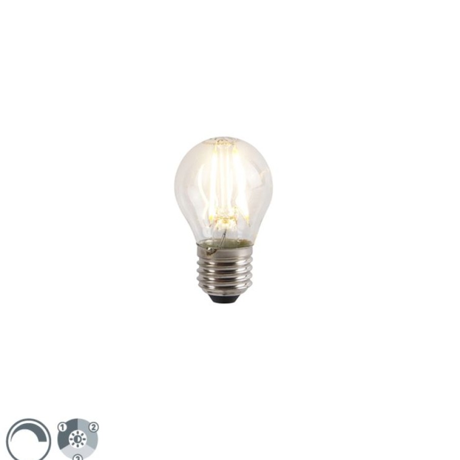 Leuchtmittel LUEDD | E27 3-Stufig Dimmbare Led-Lampe P45 5W 700 Lm 2700K