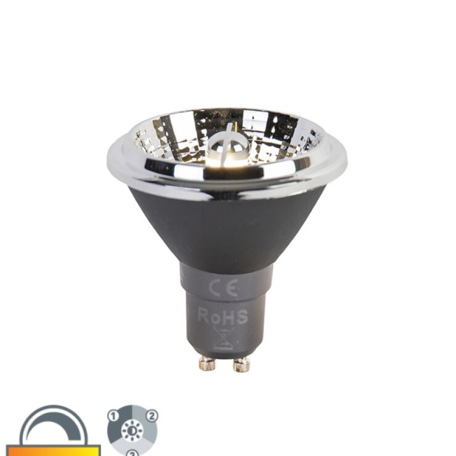 Leuchtmittel LUEDD | Gu10 3-Stufig Dimmbar Bis Warm Led-Lampe Ar70 6W 320 Lm 2000-3000K