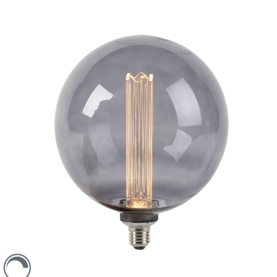 Leuchtmittel LUEDD | E27 Dimmbare Led-Lampe G200 Rauch 3,5 W 55 Lm 1800 K