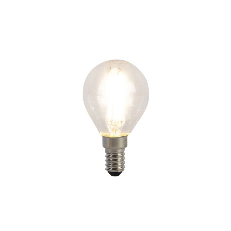 Leuchtmittel LUEDD | E14 Led-Gluhlampe Filament P45 4W 470 Lm 2700K