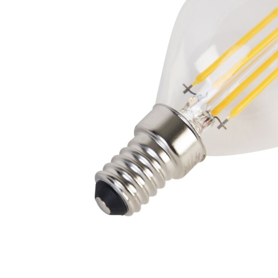 Leuchtmittel LUEDD | E14 Led-Gluhlampe Filament P45 4W 470 Lm 2700K