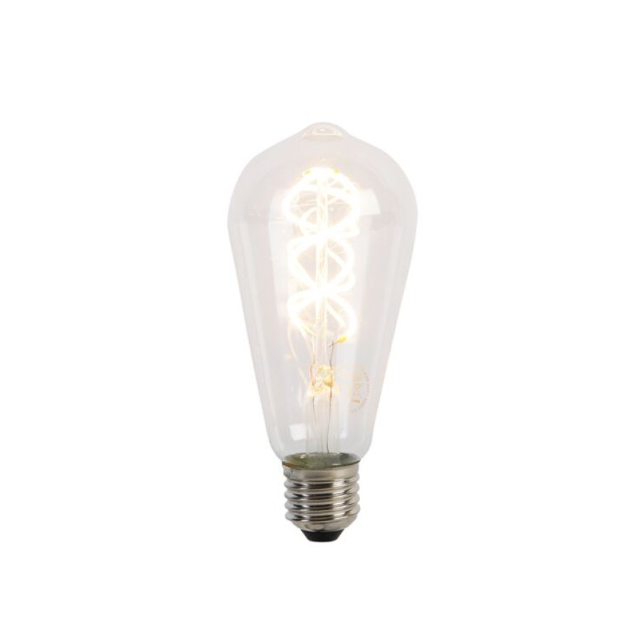 Leuchtmittel LUEDD | E27 Led-Lampe Wendelfaden St64 5W 400 Lm 2200K