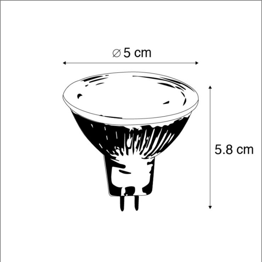 Leuchtmittel Calex | Mr16 Led-Lampe 3,5 W 230 Lm 3000 K 12 V