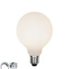 Leuchtmittel LUEDD | E27 3-Stufig Dimmbare Led-Lampe G95 Milchglas 5W 550 Lm 3000K