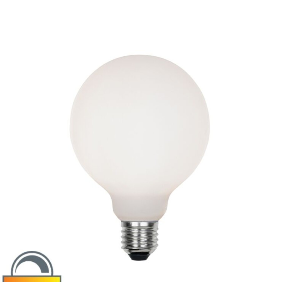 Leuchtmittel LUEDD | E27 Dimmbar In Kelvin Led-Lampe G95 Milchglas 4W 430 Lm 2200-4000K