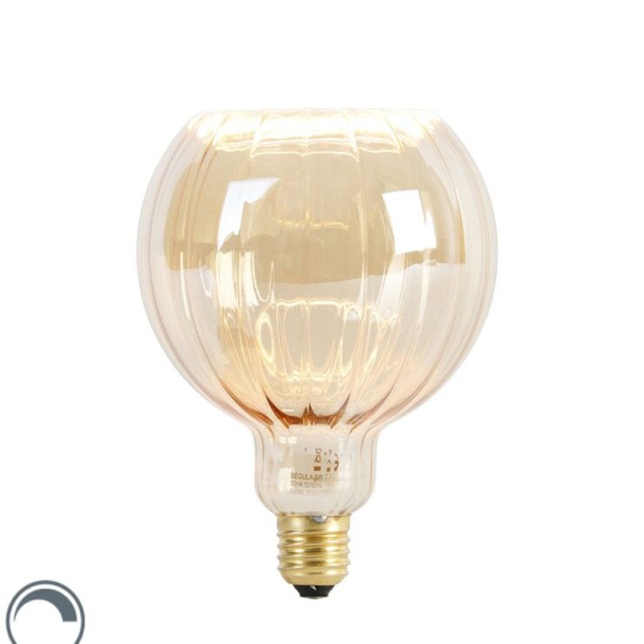 Leuchtmittel Segula | E27 Dimmbare Led-Lampe G125 Goldline 6W 320 Lm 1900K