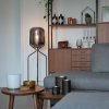 Innenbeleuchtung QAZQA | Design Stehlampe Schwarz Mit Rauchglas - Bliss