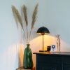 Smart Home QAZQA | Retro Tischlampe Schwarz Mit Gold - Magnax