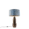 Smart Home QAZQA | Tischlampe Bronze Mit Veloursschmetterling 50 Cm - Bruut