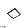 Led QAZQA | Deckenleuchte Schwarz 22,5 Cm Inkl. Led 3-Stufig Dimmbar Ip44 - Steve