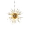 Smart Home QAZQA | Art Deco Hangelampe Gold 6-Licht - Besen