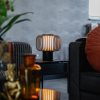 Innenbeleuchtung QAZQA | Moderne Tischlampe Schwarz Mit Bambus - Bambuk