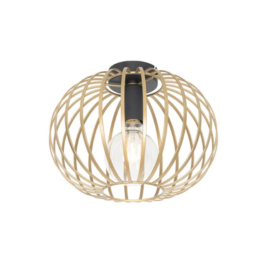 Innenbeleuchtung QAZQA | Design-Deckenleuchte Gold 30 Cm - Johanna