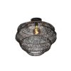 Innenbeleuchtung QAZQA | Orientalische Deckenlampe Schwarz 45 Cm - Vadi