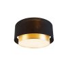 Smart Home QAZQA | Moderne Deckenleuchte Schwarz Mit Gold 50 Cm 3-Flammig - Drum Duo