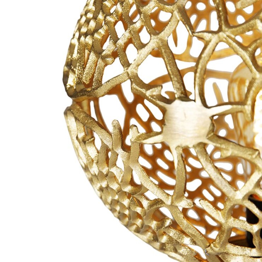 Innenbeleuchtung QAZQA | Art Deco Stativ-Stehlampe Gold - Maro