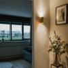 Smart Home QAZQA | Moderne Wandleuchte Gold Rund - Sandy