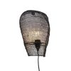 Innenbeleuchtung QAZQA | Orientalische Wandlampe Schwarz 35 Cm - Nidum