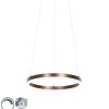 Smart Home QAZQA | Design-Hangelampe Bronze 40 Cm Inkl. Led 3-Stufig Dimmbar - Anello