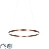 Smart Home QAZQA | Design-Hangelampe Bronze 60 Cm Inkl. Led 3-Stufig Dimmbar - Anello