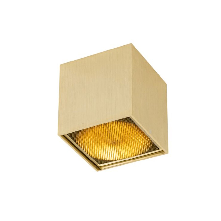 Innenbeleuchtung QAZQA | Design-Spot Gold - Box Honey