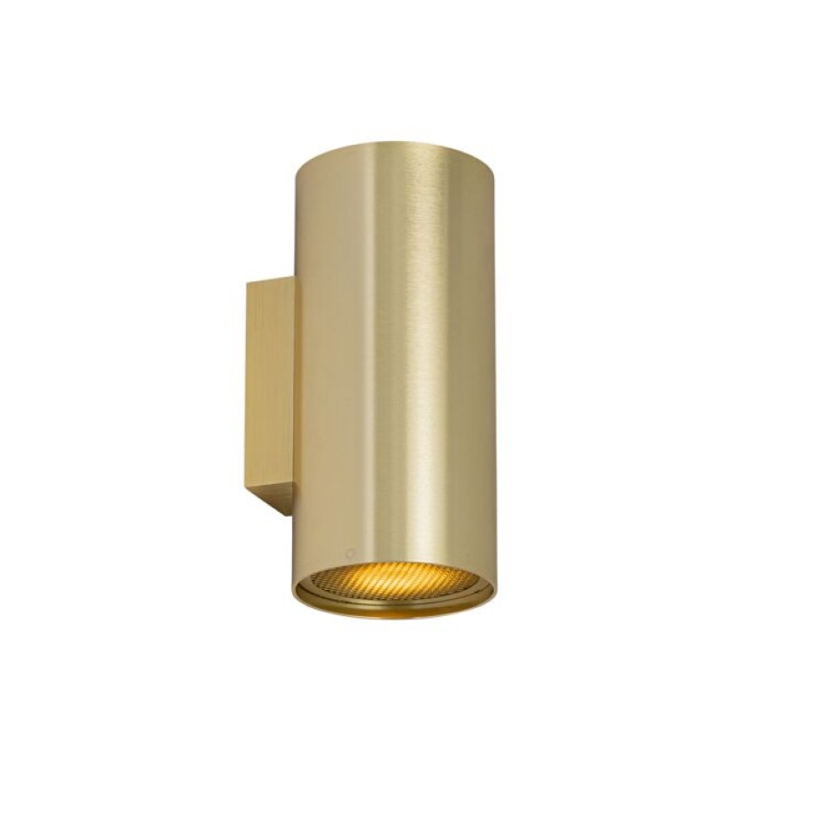 Innenbeleuchtung QAZQA | Design-Wandleuchte Gold Rund 2 Lichter - Sab Honey