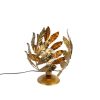 Innenbeleuchtung QAZQA | Vintage Tischlampe Antik Gold 30 Cm - Linde