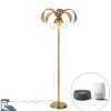 Smart Home QAZQA | Smarte Stehlampe Gold 2-Flammig Inkl. Wifi G95 - Botanica