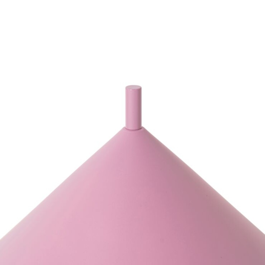 Innenbeleuchtung QAZQA | Designer-Tischlampe Rosa - Triangolo