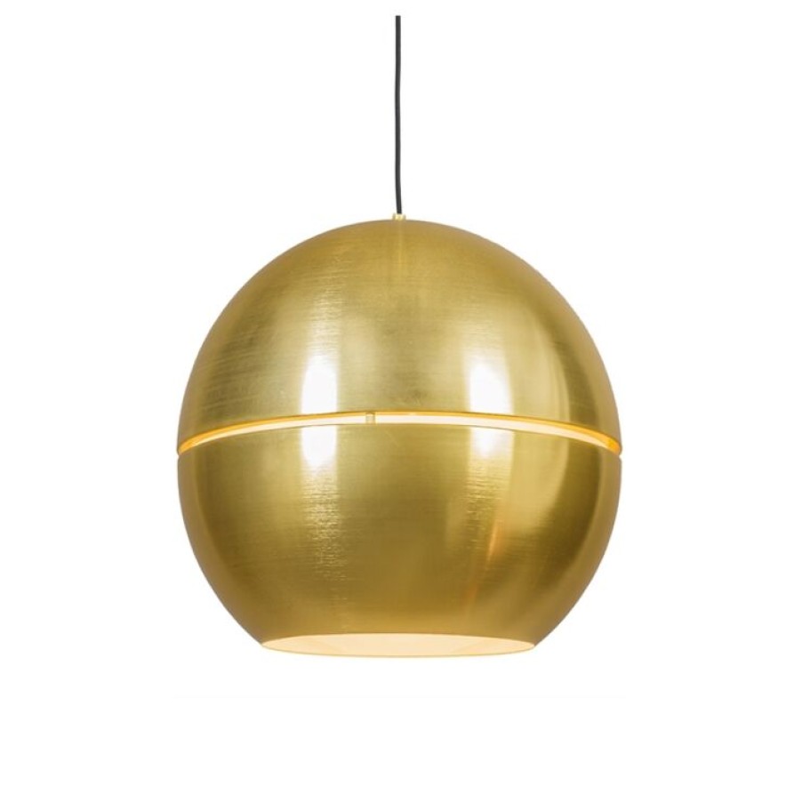 Innenbeleuchtung QAZQA | Art Deco Hangelampe Gold 50 Cm - Slice