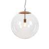 Innenbeleuchtung QAZQA | Moderne Hangelampe Kupfer 50 Cm - Ball