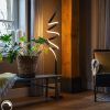 Led QAZQA | Design Stehleuchte Schwarz Inkl. Led Und Dimmer - Twisted