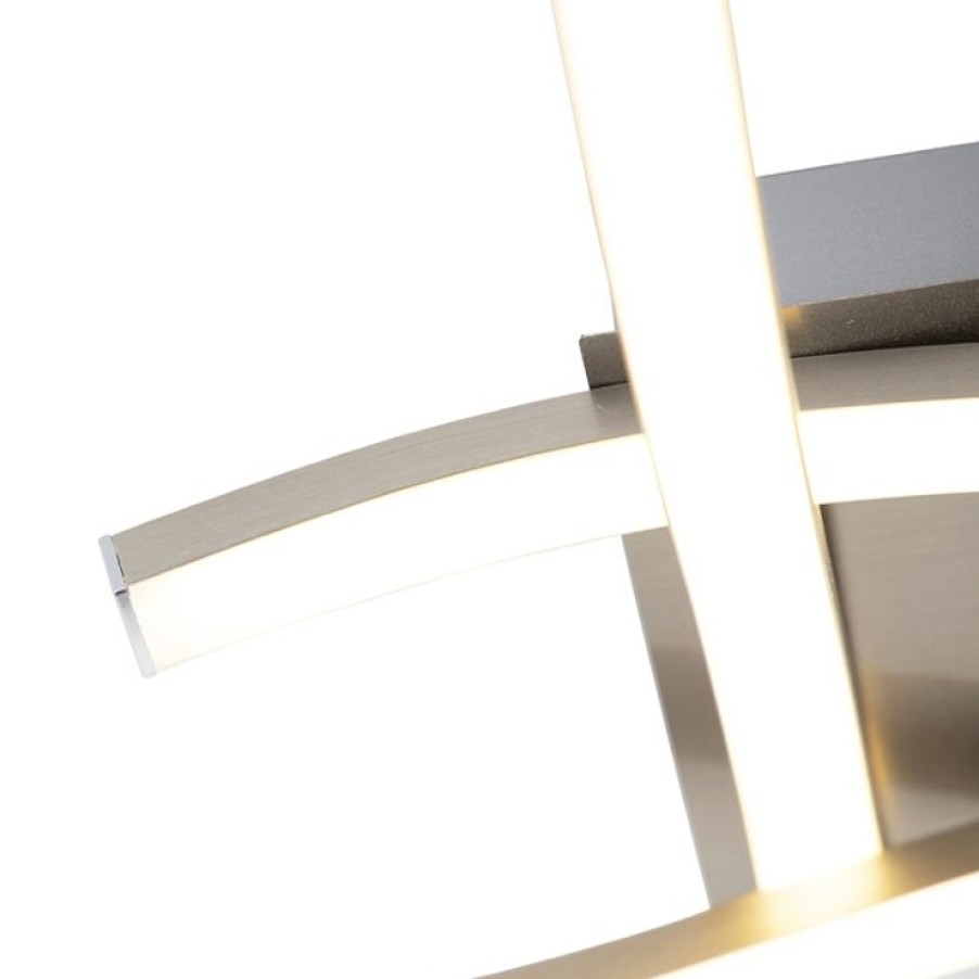 Led Trio Leuchten | Design Quadratische Deckenleuchte Stahl Inkl. Led - Onda